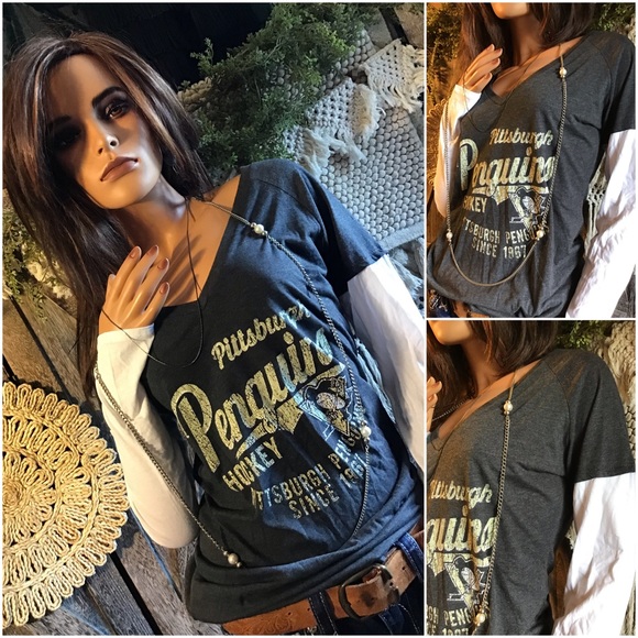 NHL Pittsburgh Penguins Hockey Long Sleeve Tee - Picture 4 of 16